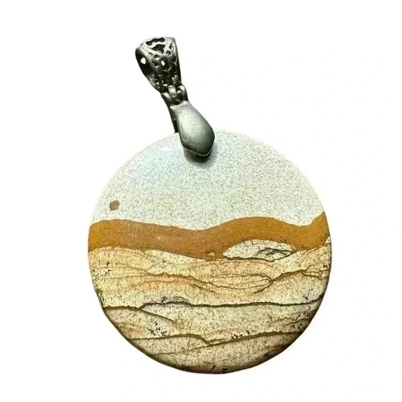 Natural Jasper Pendant - Picture 1 of 2